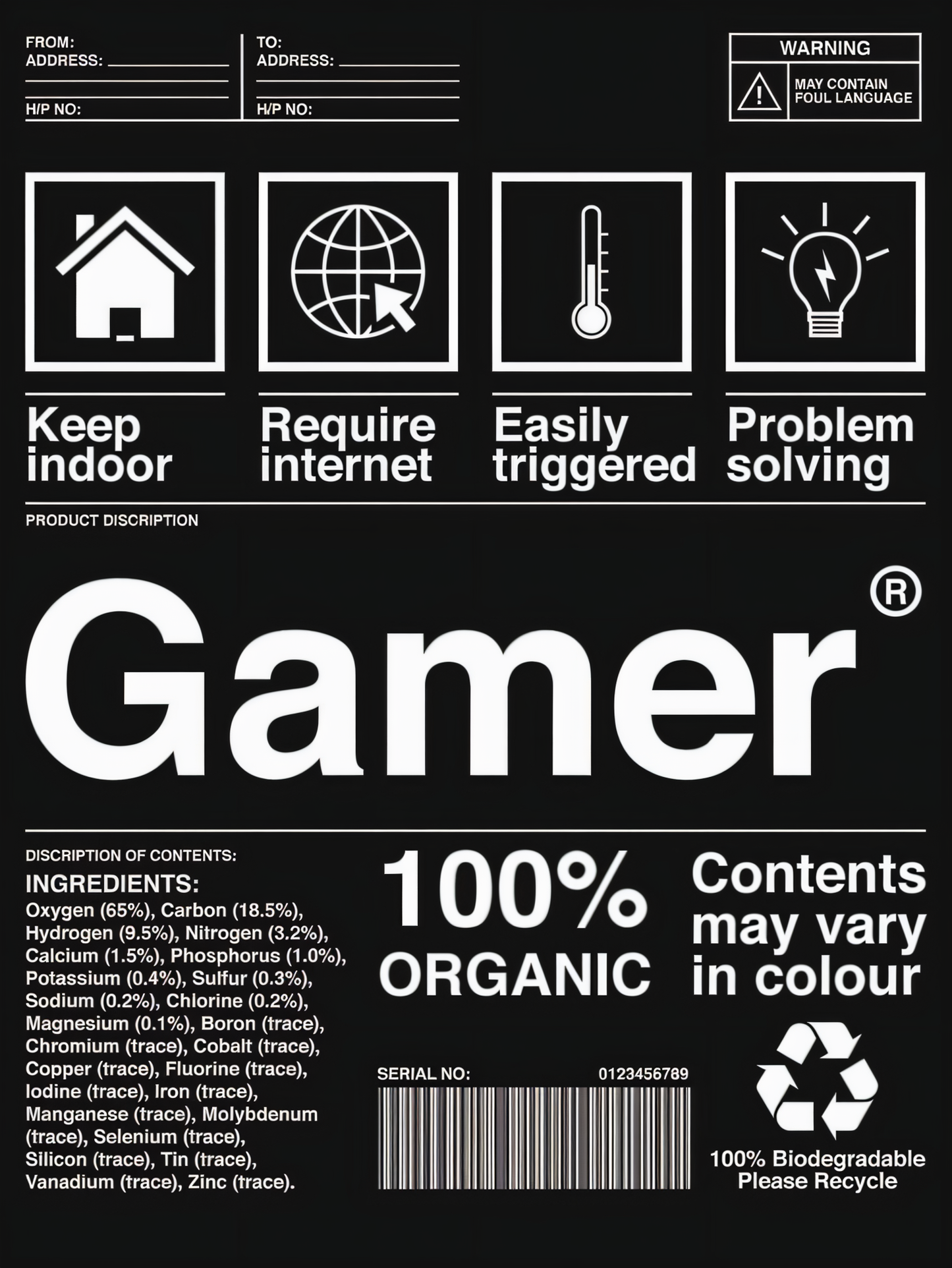 Perfect Gamer T-Shirt for Streamers | T-shirt for PC & Console Fans